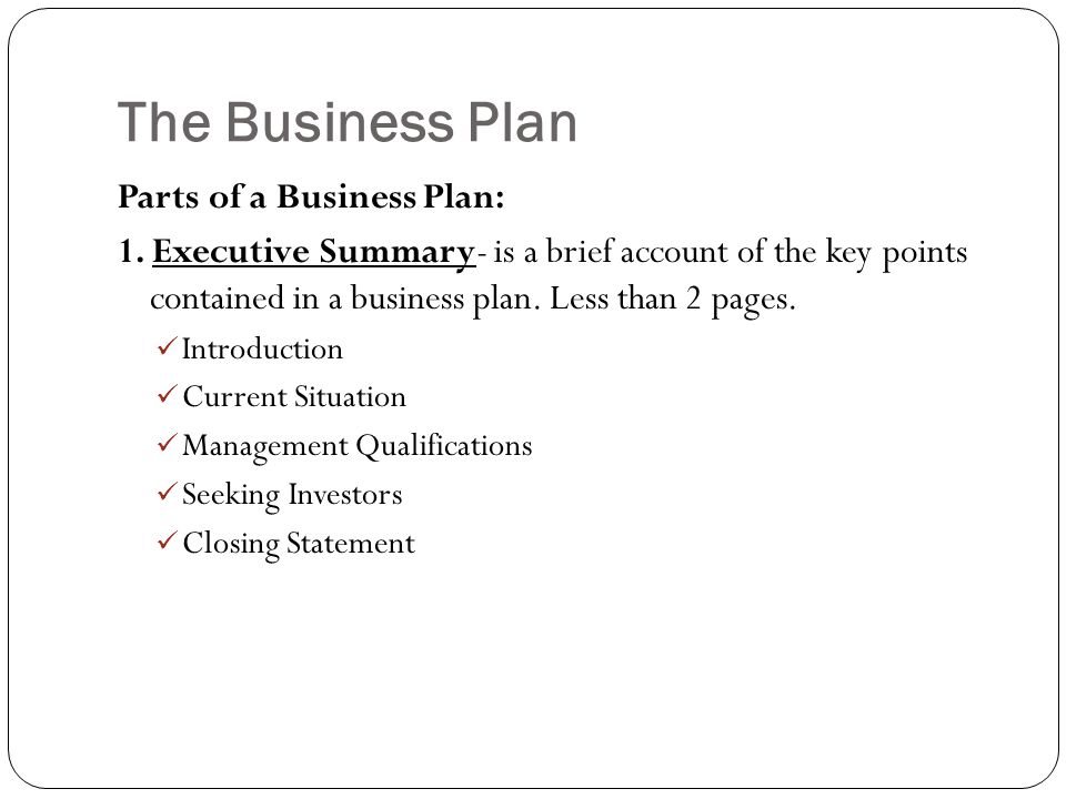 business conclusion example